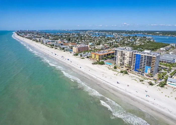 Gulf-front 2br Corner In Indian Rocks 9th Floor Heated Pool Tennis Courts * Clearwater Beach